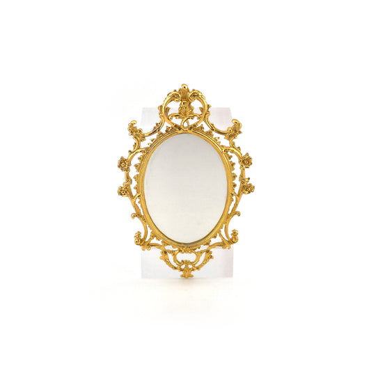 1995 Dramatic 22kt Gold Rococo Wall Mirror by John Hodgson