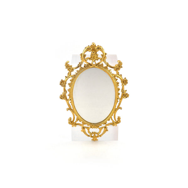 1995 Dramatic 22kt Gold Rococo Wall Mirror by John Hodgson