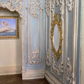 Load image into Gallery viewer, John J. Hodgson 22K Gold Gilt Baroque Oval Wall Mirror, 1:12 Scale
