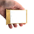 Load image into Gallery viewer, Architectural Gold Leaf Metal Neoclassical Trumeau Wall Mirror

