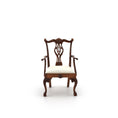 Load image into Gallery viewer, Mark Gooch Silk Upholstered Chippendale Ribbon Back Armchair #2

