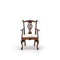 Load image into Gallery viewer, Mark Gooch Silk Upholstered Chippendale Ribbon Back Armchair #1
