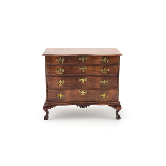 Chippendale Serpentine Front Chest of Drawers Mark Gooch