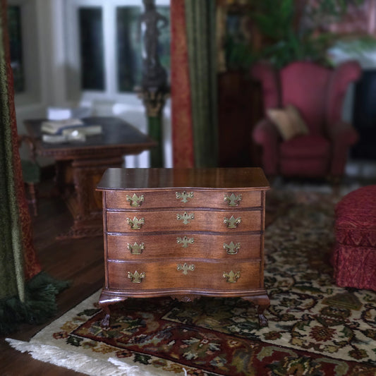 Chippendale Serpentine Front Chest of Drawers Mark Gooch