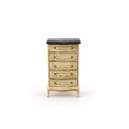 Load image into Gallery viewer, Wood & Hand-Painted Marble Louis XV Chiffonnier Chest by June Clinkscales
