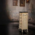 Load image into Gallery viewer, Wood & Hand-Painted Marble Louis XV Chiffonnier Chest by June Clinkscales
