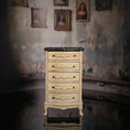Load image into Gallery viewer, Wood & Hand-Painted Marble Louis XV Chiffonnier Chest by June Clinkscales
