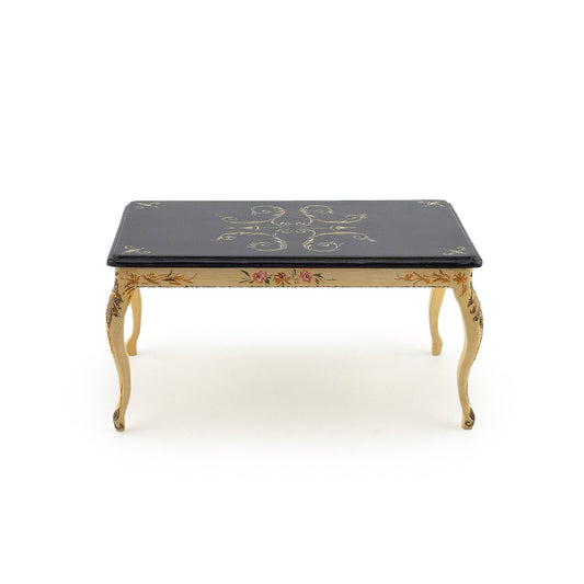 French Hand-Painted Dining Table by Renee Isabelle Miniature Dollhouse