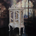 Load image into Gallery viewer, RARE 1:12 Millie & Ferd Sobol Chippendale Display Cabinet on Stand 1995
