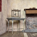 Load image into Gallery viewer, Francine Coyon Old World French Birdcage with Swinging Bird Miniature
