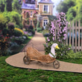 Load image into Gallery viewer, Francine Coyon Antique Style French Children's Goose Push Cart
