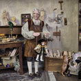 Load image into Gallery viewer, Red-Haired Tudor Male Marionette Puppet with Doublet by Loretta Kasza 1:12

