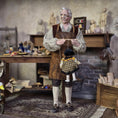 Load image into Gallery viewer, Red-Haired Tudor Male Marionette Puppet with Doublet by Loretta Kasza 1:12
