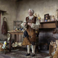 Load image into Gallery viewer, Debbie Dixon-Paver Tudor Lady Marionette Puppet Brown & Gold Gown 1:12
