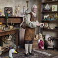 Load image into Gallery viewer, Young Noblewoman Marionette Puppet with Pink Gown by Loretta Kasza
