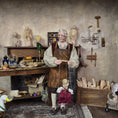 Load image into Gallery viewer, Young Noblewoman Marionette Puppet with Pink Gown by Loretta Kasza
