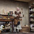 Load image into Gallery viewer, Debbie Dixon-Paver Tudor Lady Marionette Puppet Cream & Gold Gown 1:12
