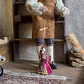 Load image into Gallery viewer, Henry VIII Wife #1 Catherine of Aragon Marionette Puppet Doll by Almudena Gonzalez
