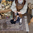 Load image into Gallery viewer, Medieval Princess Black Gown Marionette Puppet by Loretta Kasza
