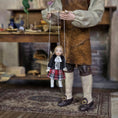 Load image into Gallery viewer, Scottish Lass or Schoolgirl Marionette Puppet by Loretta Kasza 1:12
