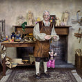 Load image into Gallery viewer, Pink Arabian Princess Marionette Puppet Doll by Loretta Kasza 1:12
