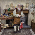 Load image into Gallery viewer, Red Arabian Princess Marionette Puppet Doll by Loretta Kasza 1:12
