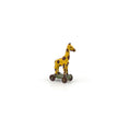 Load image into Gallery viewer, Painted Metal Primitive Folk Art Giraffe Pull Toy for Nursery
