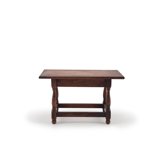 Hand Carved Artist Signed 17th Century Style Tavern or Farmhouse Table