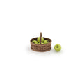 Load image into Gallery viewer, Al Chandronnait Split-Oak Apple Basket & Sculpted Granny Smith Apples
