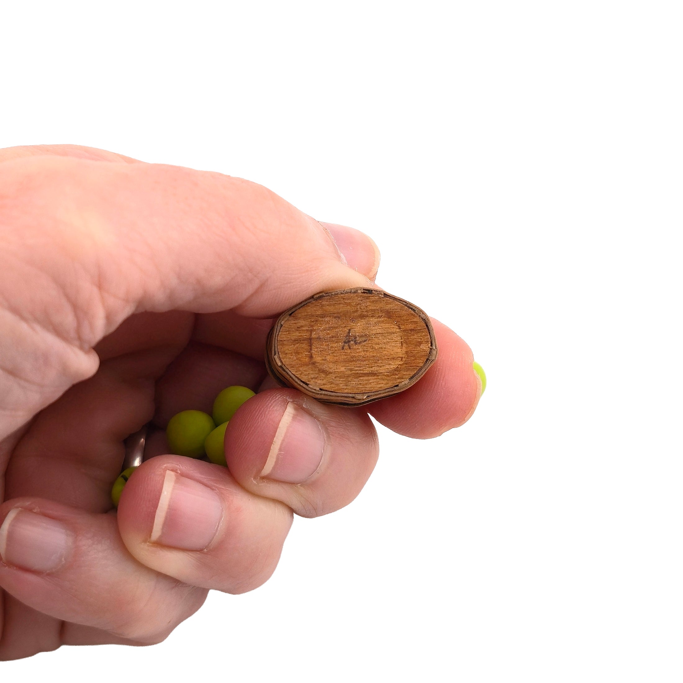 Al Chandronnait Split-Oak Apple Basket & Sculpted Granny Smith Apples