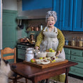 Load image into Gallery viewer, Betsy Neiderer IGMA Fellow Apple Pie Preparation Baking Board Vignette
