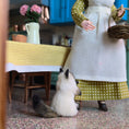 Load image into Gallery viewer, Takanashi Takumi, Japan Seal Point Cat in Begging Pose OOAK Miniature
