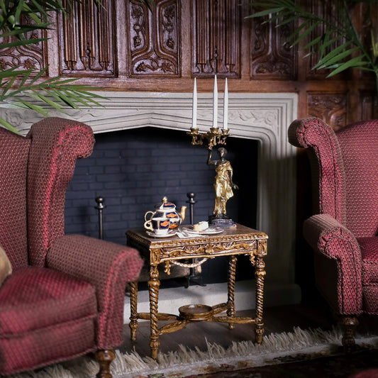 Joseph Addotta Figural Candelabrum Figural French Neoclassical Candelabra