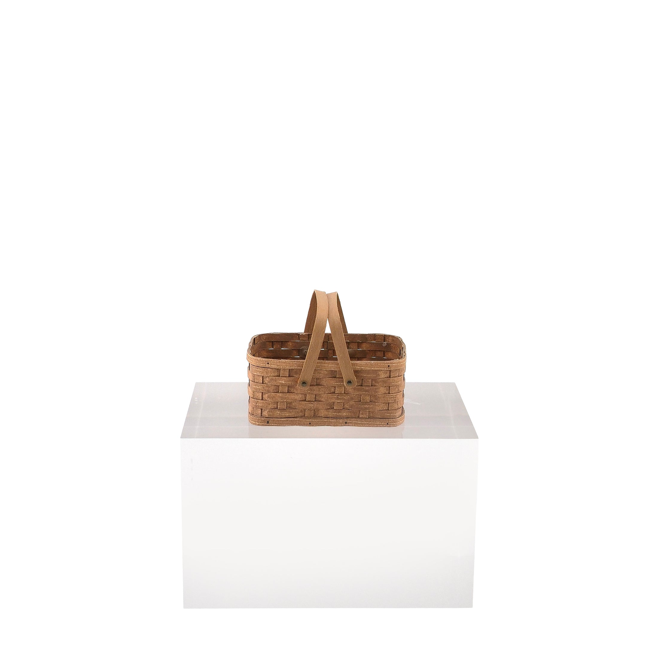 Al Chandronnait Handwoven Picnic Splint Gathering Basket