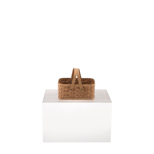 Al Chandronnait Handwoven Picnic Splint Gathering Basket