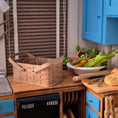 Load image into Gallery viewer, Al Chandronnait Handwoven Picnic Splint Gathering Basket
