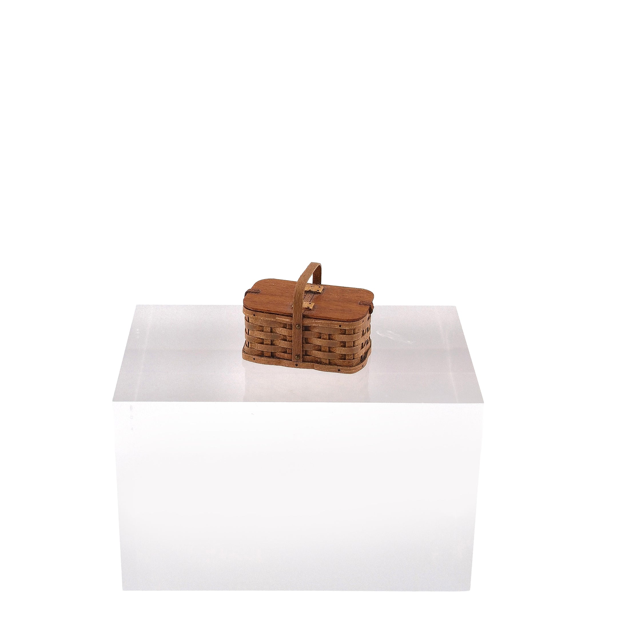 Al Chandronnait Handcrafted Double Lidded Picnic Basket