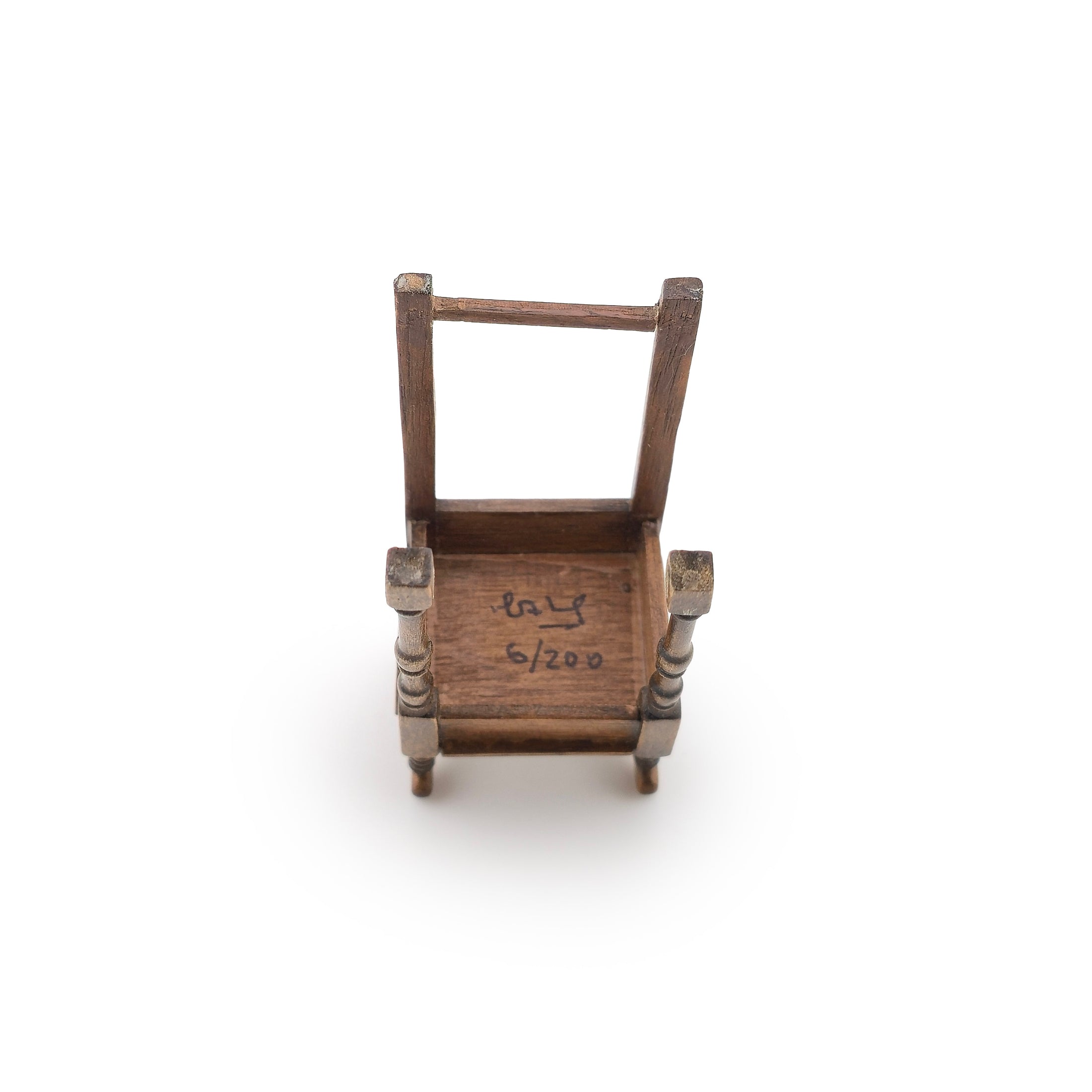 Spanish Artisan Jacobean Wainscot 17th Century Style High Chair