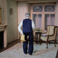 Load image into Gallery viewer, Kind Scholarly Gentleman Dollhouse Doll Professor, Dad, Grandpa IGMA Julie Campbell 1:12
