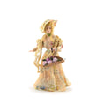 Load image into Gallery viewer, Victorian Lady with Lilac Parasol Basket Flower Seller Doll by Barbara Johnson

