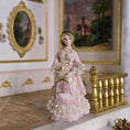 Load image into Gallery viewer, Victorian Lady Dollhouse Doll with Petit Point Purse by Loretta Kasza

