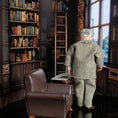 Load image into Gallery viewer, Edwardian Elderly Gentleman Dollhouse Doll by Carol Bull "Bags of Character"
