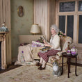 Load image into Gallery viewer, Julie Campbell Clay Embroidering Grandmother Granny Dollhouse Doll
