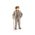 Load image into Gallery viewer, Friendly Victorian Southern Gentleman with Cane Porcelain Dollhouse Doll
