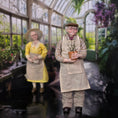 Load image into Gallery viewer, Older Gardener by Jain Squires The Giddy Kipper UK Dollhouse Gentleman Doll
