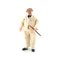 Load image into Gallery viewer, Sharon Cariola Rotund Edwardian Older Gentleman Doll in Summer Traveling Suit with Cane
