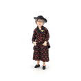 Load image into Gallery viewer, Elderly Lady in Black & Red Silk Dress Doll Artisan Hand Sculpted Clay Dollhouse Doll
