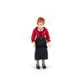 Load image into Gallery viewer, Julie Campbell Mature Redhead Lady Dollhouse Doll in Red & Black Ensemble, Poseable
