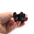 Load image into Gallery viewer, Julie Campbell Mature Redhead Lady Dollhouse Doll in Red & Black Ensemble, Poseable
