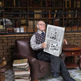 Load image into Gallery viewer, Jain Squires Giddy Kipper Clay Elder Gentleman Grandfather Dollhouse Doll with Spectacles & Case

